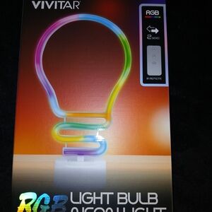 Vivitar RGB Neon Light Bulb